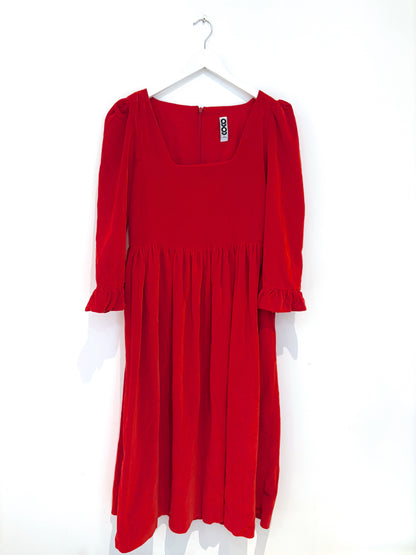 Coco Conran Red Velvet Dress