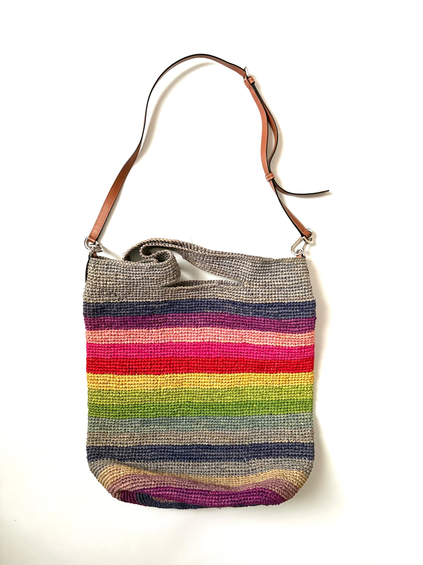 Loewe x Paula's Ibiza Rainbow Beach Bag
