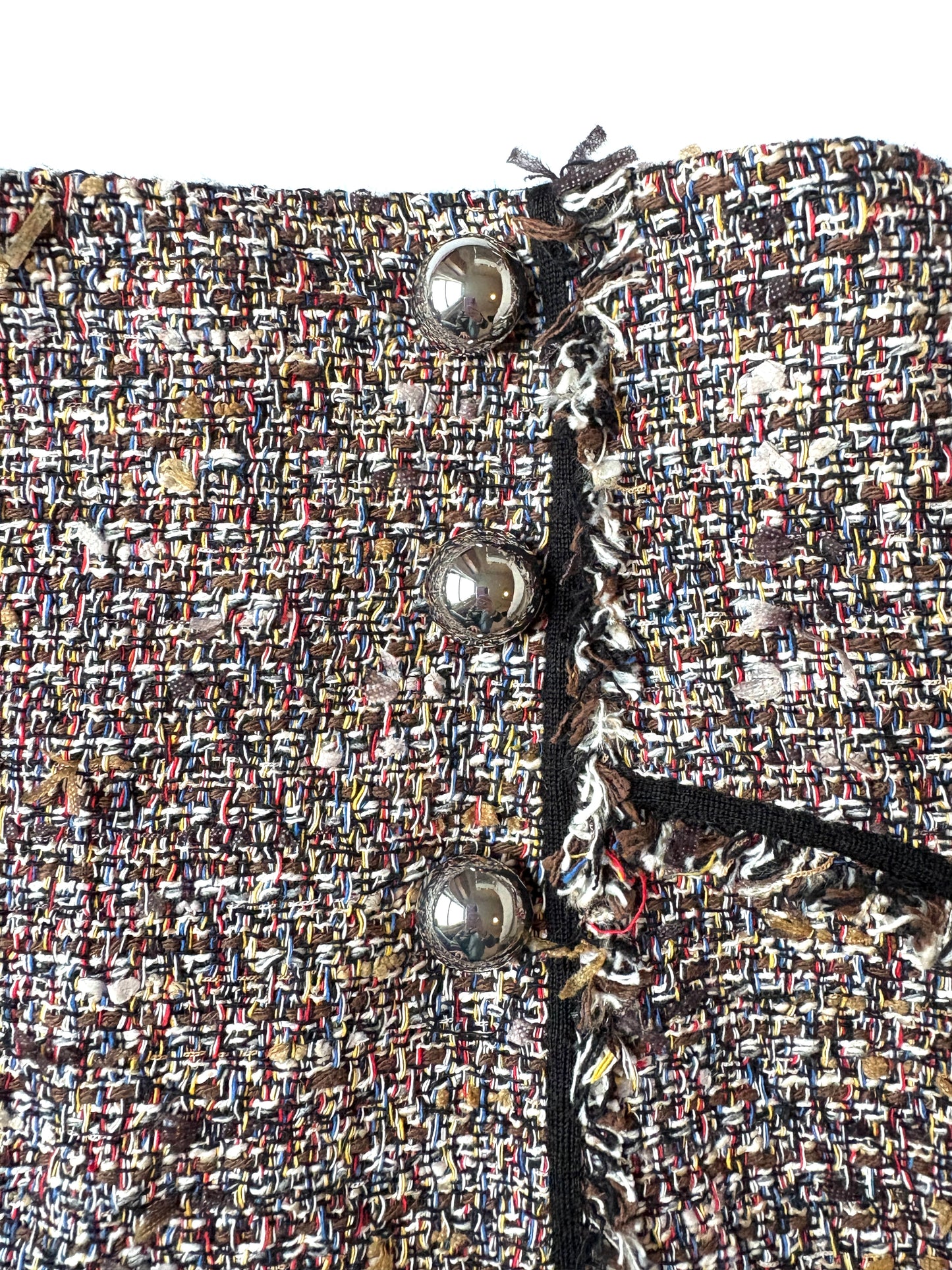 Veronica Beard Tweed Mini Skirt UK 6