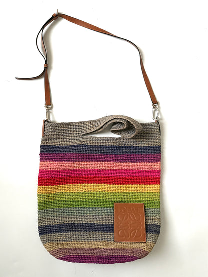 Loewe x Paula's Ibiza Rainbow Beach Bag