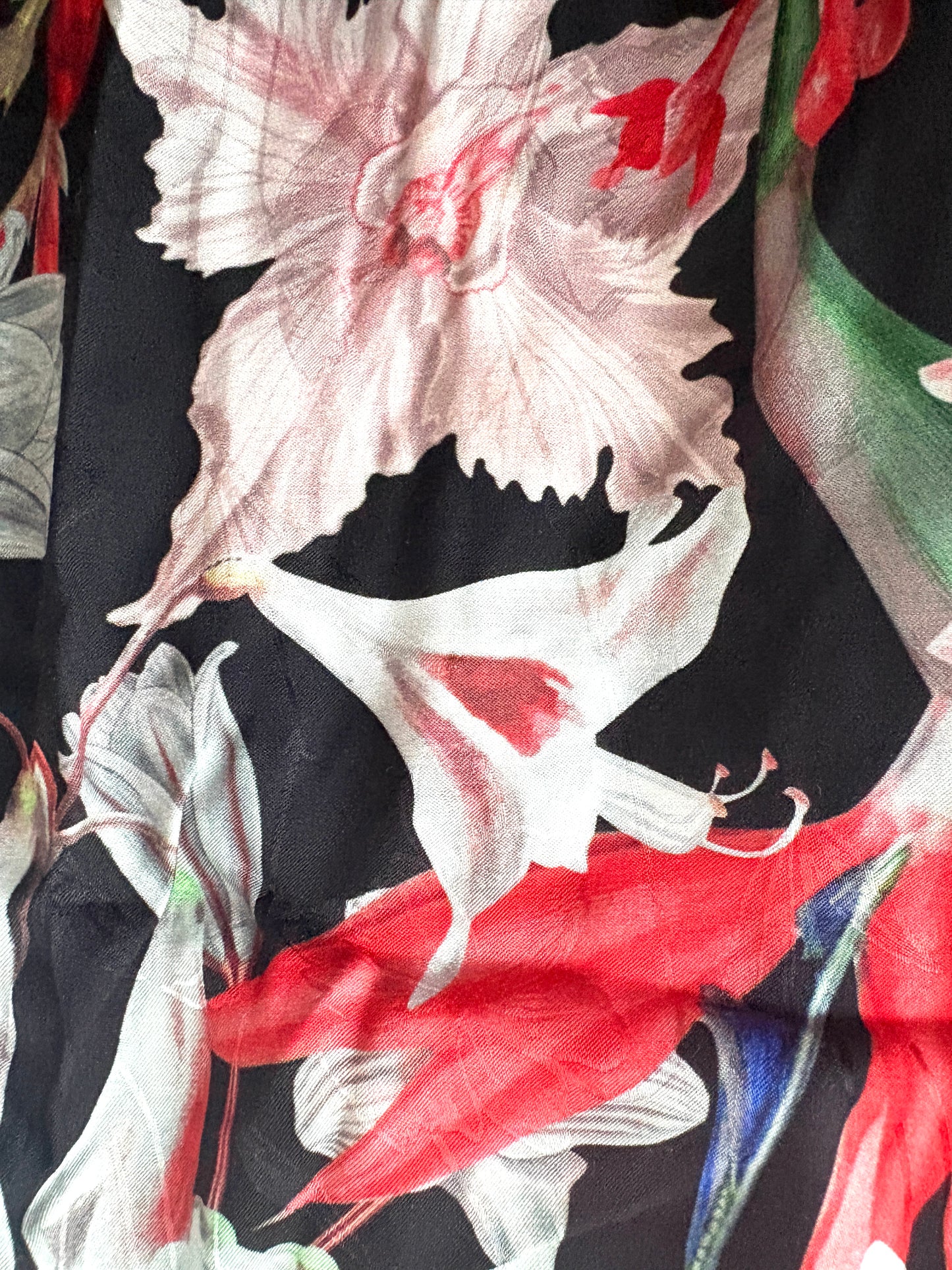 All Saints Wide Leg Floral Trousers S