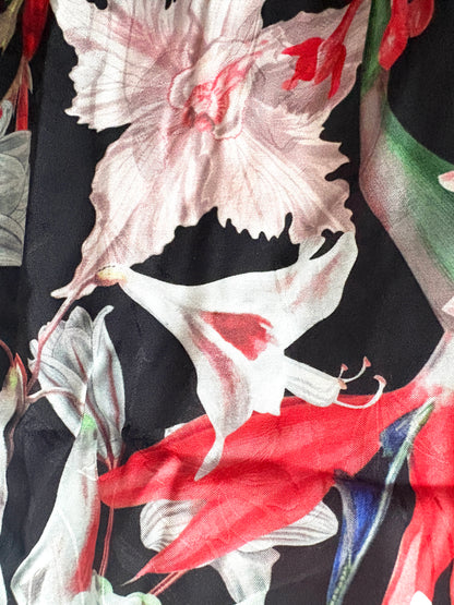 All Saints Wide Leg Floral Trousers S