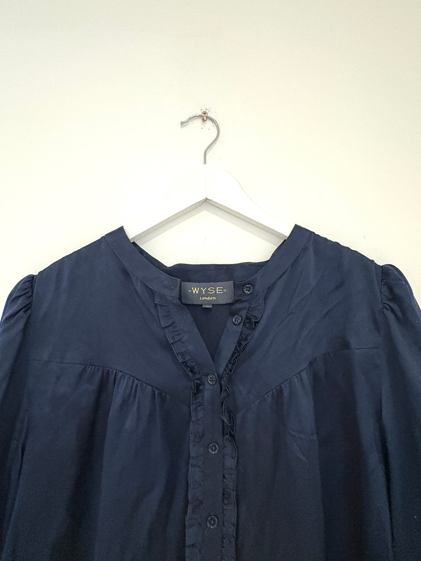 Wyse Silk Floral Blouse L