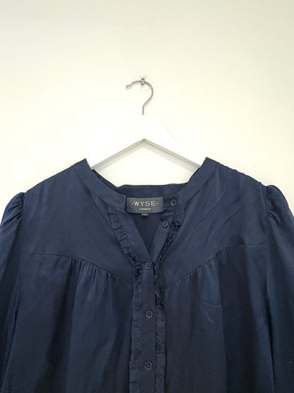 Wyse Silk Floral Blouse L