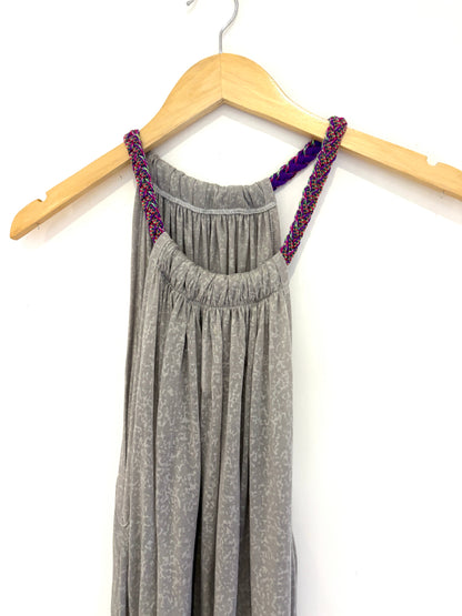 Pitusa Grey Cotton Maxi Dress M