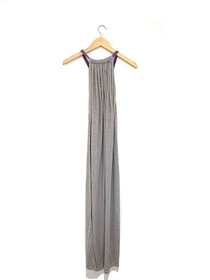 Pitusa Grey Cotton Maxi Dress M