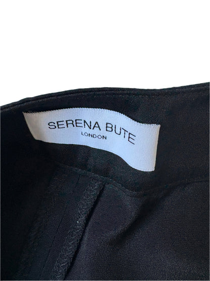 Serena Bute Silk Flare Trousers UK 8