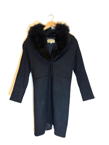 Michael Kors Black Wool Coat