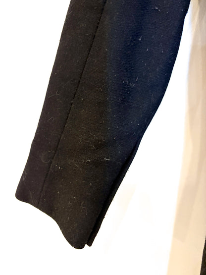 Michael Kors Black Wool Coat UK 8