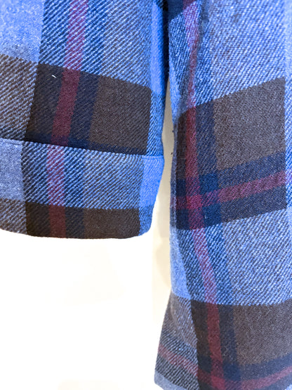 Weekend Max Mara Check Coat UK 10