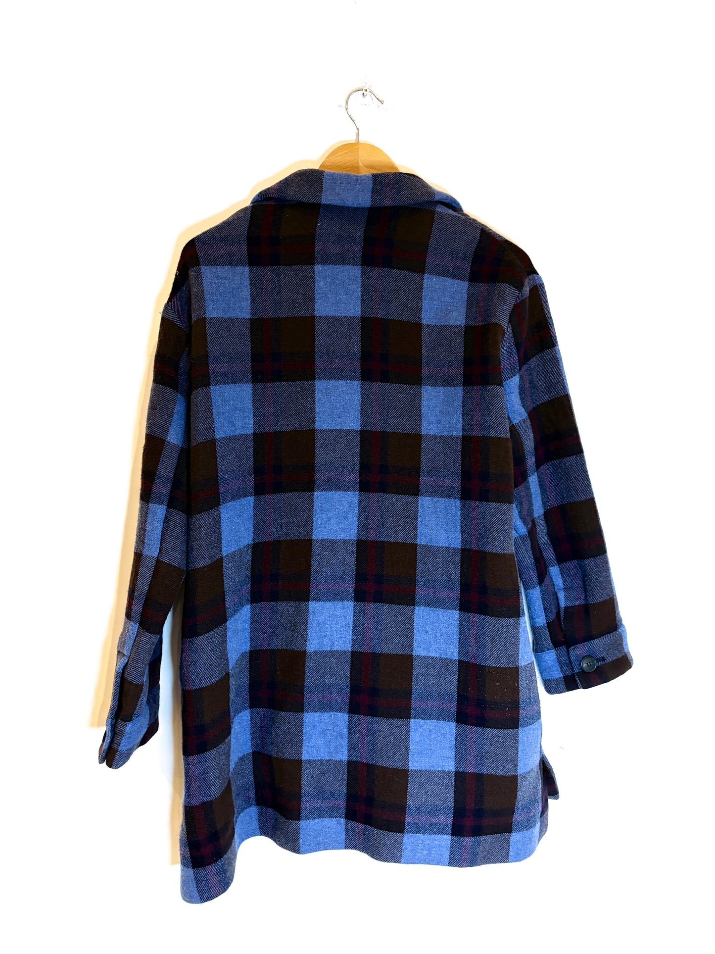 Weekend Max Mara Check Coat UK 10
