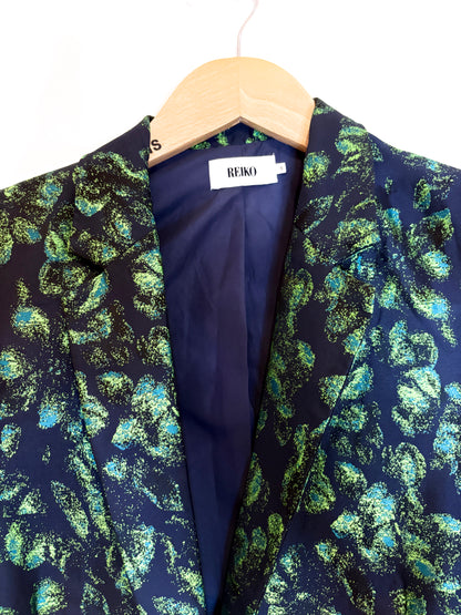 Reiko Blair Floral Jacquard Blazer S