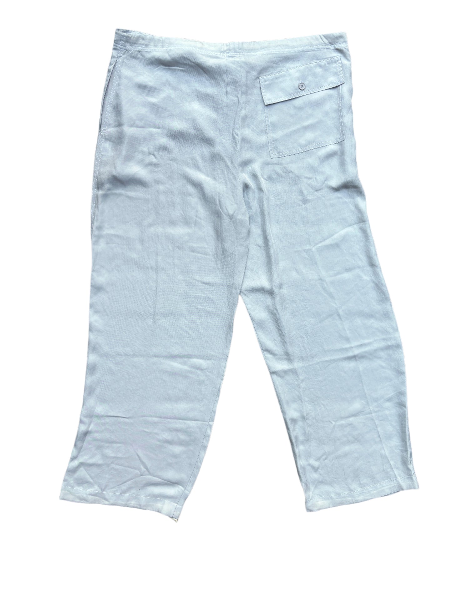 New With Tags Serena Bute Summer Trousers Dove Grey UK 12