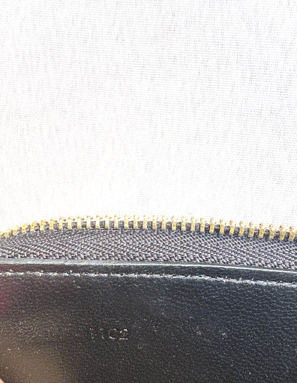 Celine Leather Black Wallet
