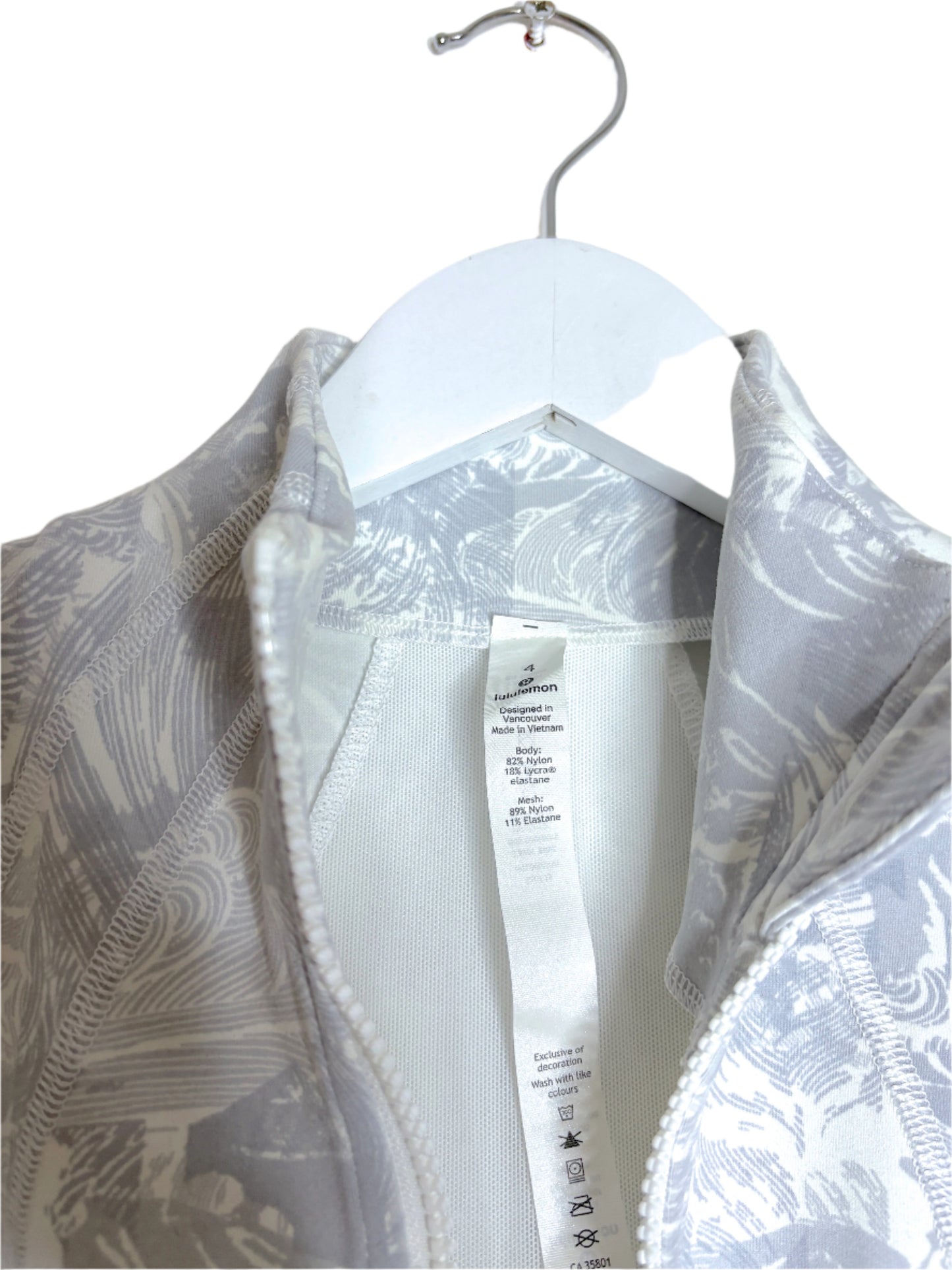 Lululemon Light Grey Define Jacket UK 8
