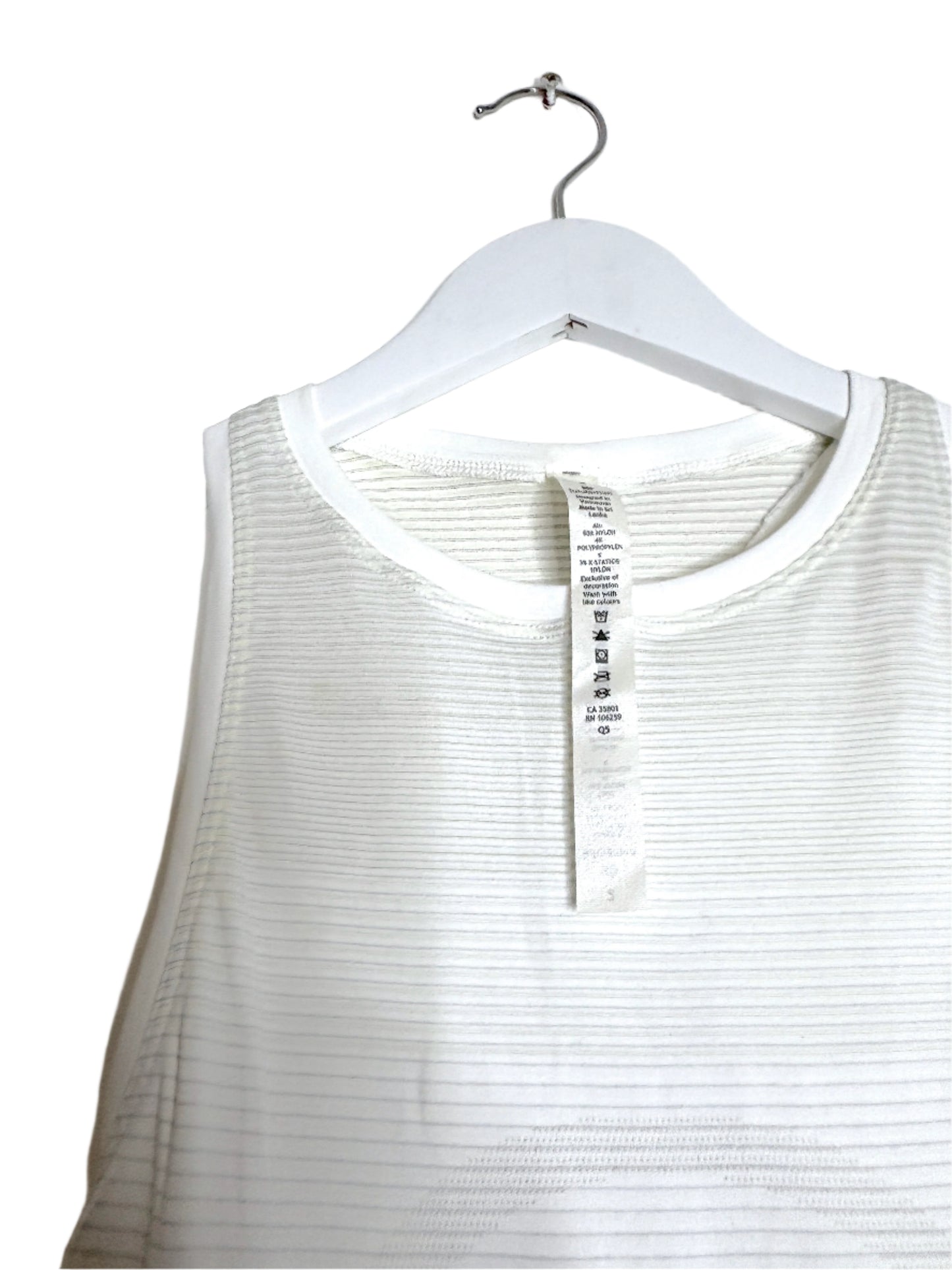 Lululemon White Sports Tank