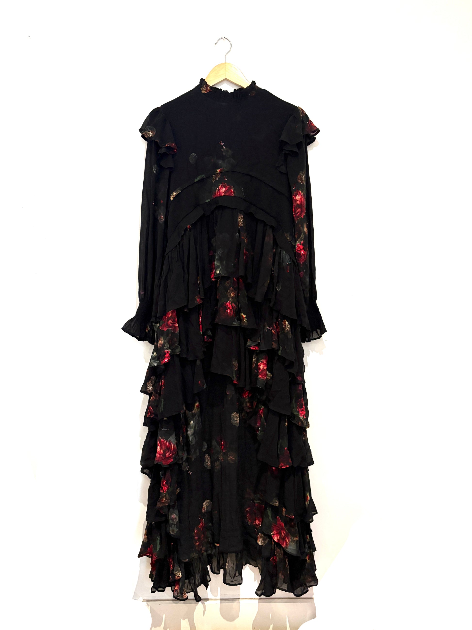 all saints cavarly maxi dress