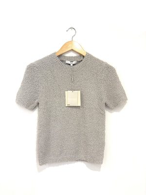 New With Tags Tibi Light Grey Towel Knit Tee S