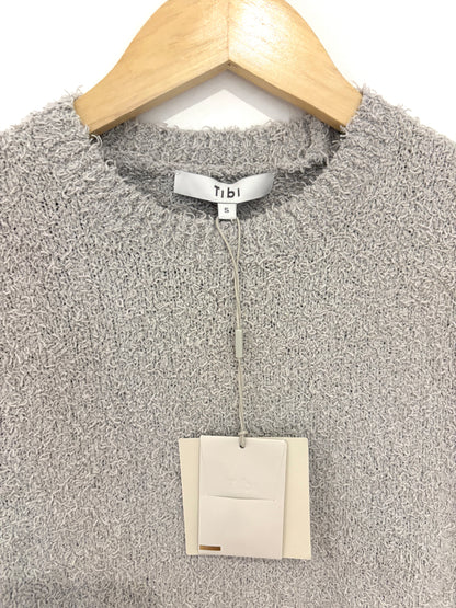 New With Tags Tibi Light Grey Towel Knit Tee S