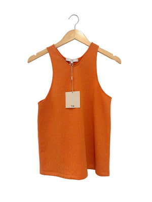 New With Tags Tibi Speckled Orange Tank S
