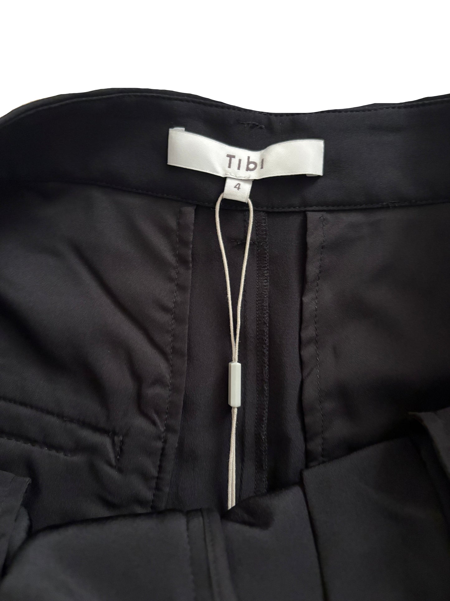 New With Tags Tibi Silk Black Balloon Trousers UK 8