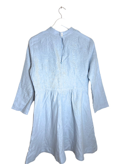Casa Raki Blue Linen Dress S