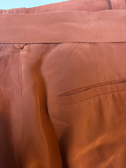 Sézane Silk Theodore Trousers UK 10