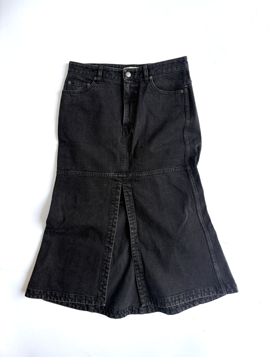 Tibi Black Denim skirt