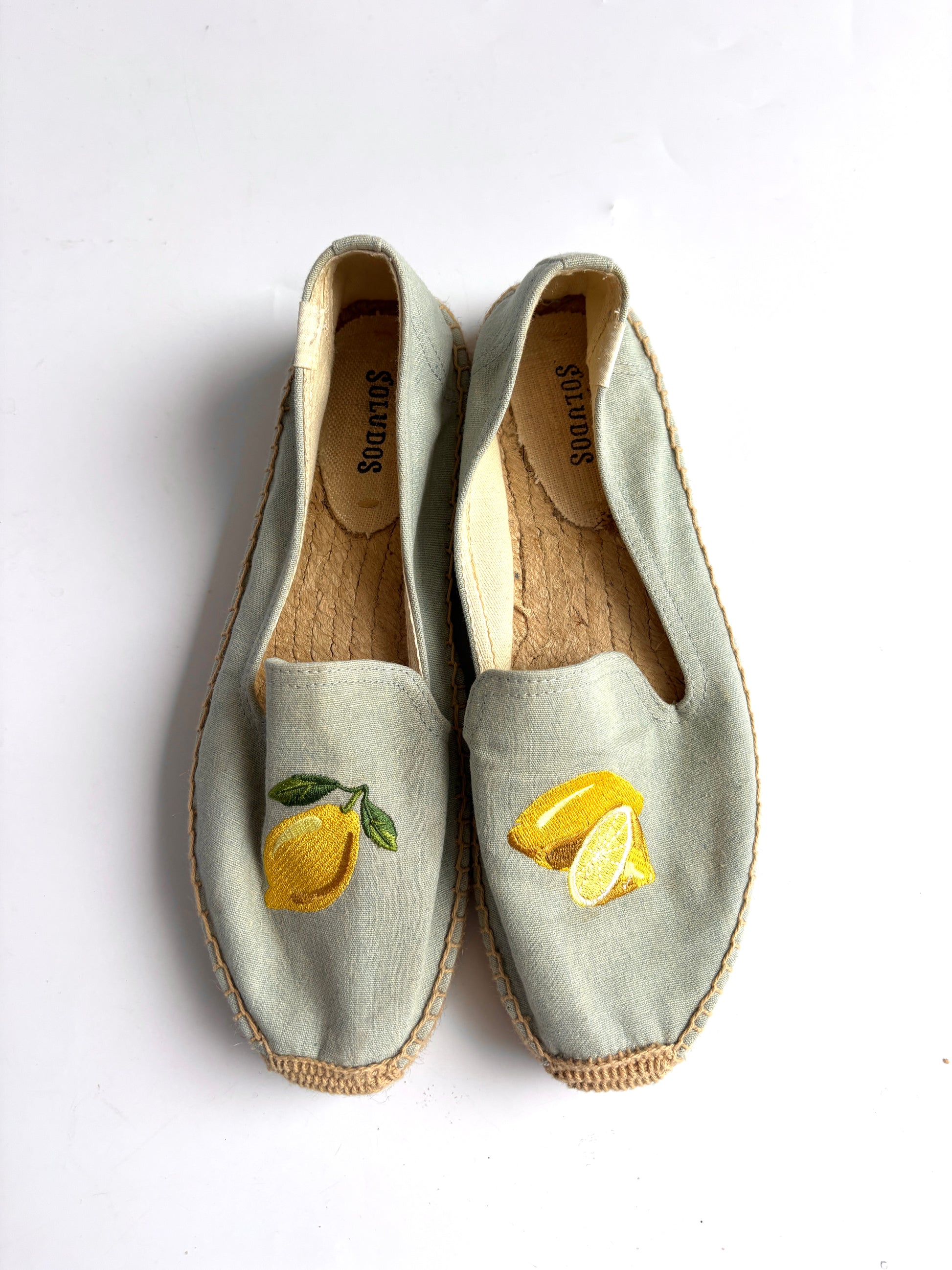 Soludos Lemon Platform Slippers