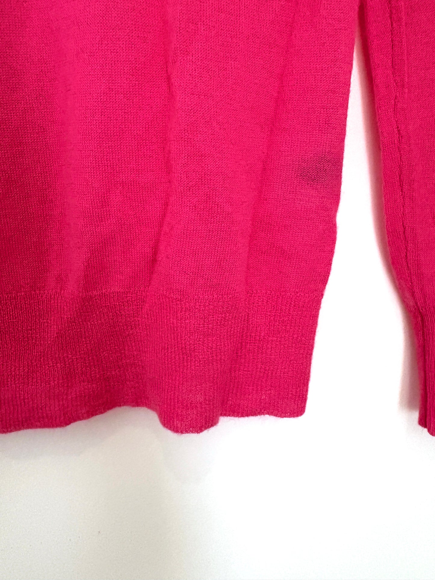 Joseph Fuschia Pink Cashmere Cardigan S