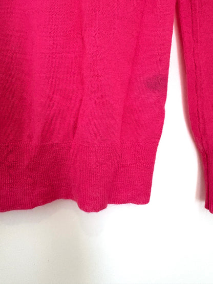 Joseph Fuschia Pink Cashmere Cardigan S