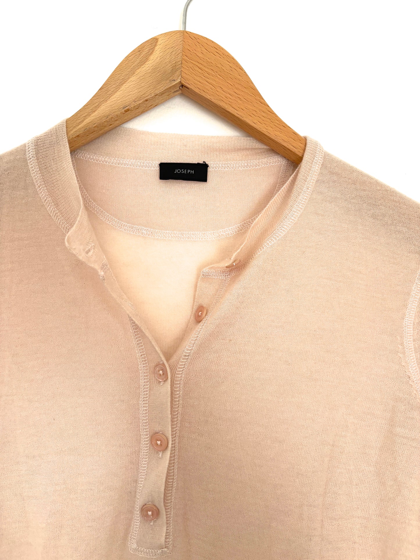 Joseph Beige Cashmere Top XS