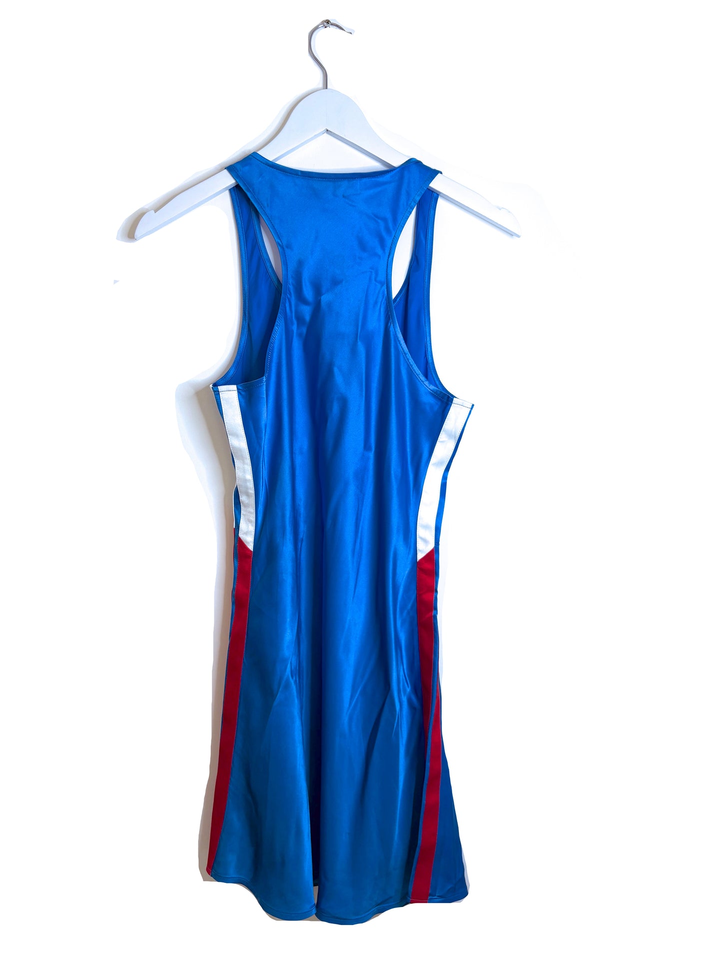 Serena Bute Blue Racer Tank Dress S