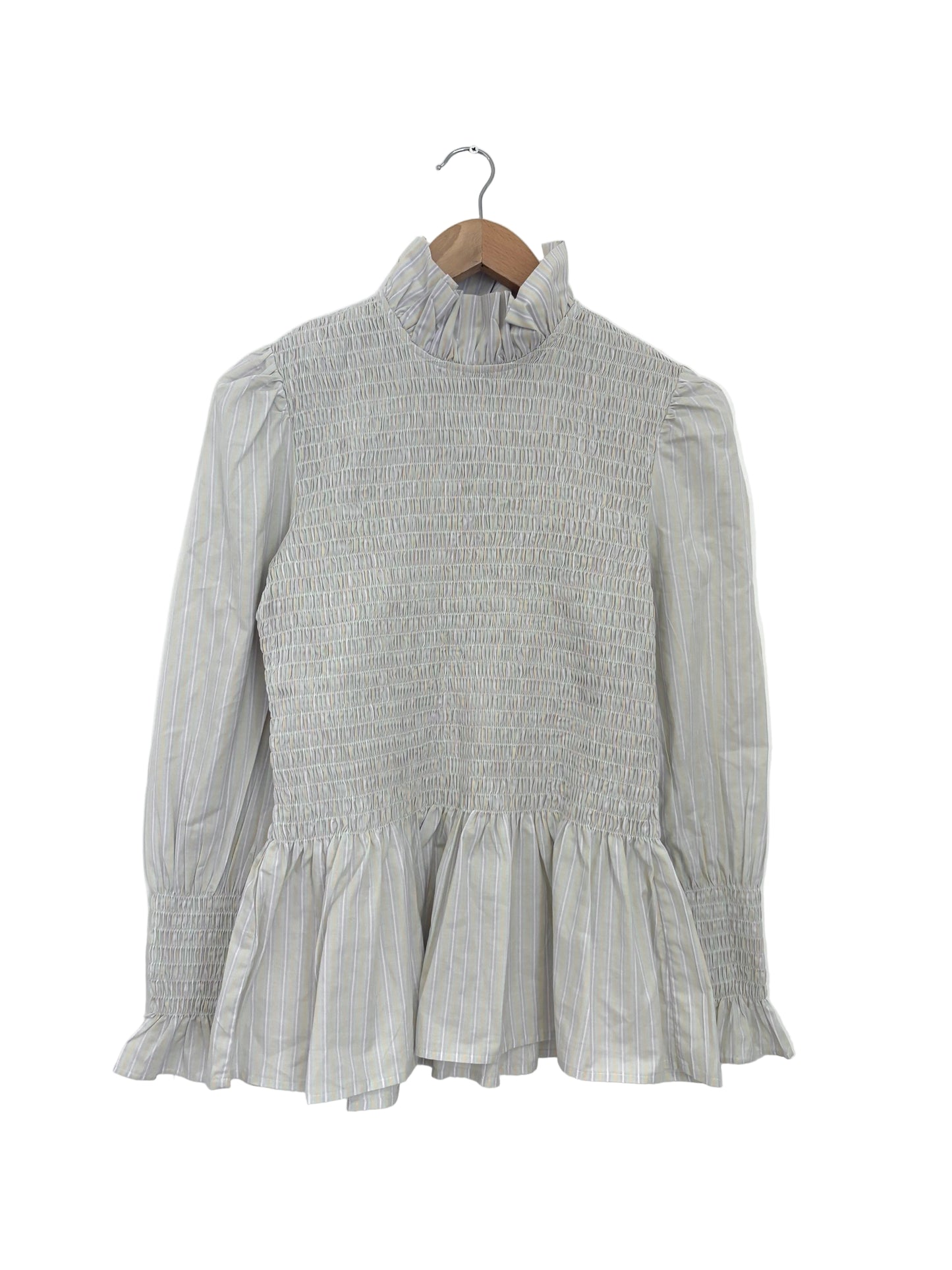 Maria de la orden aleria smocked shirt
