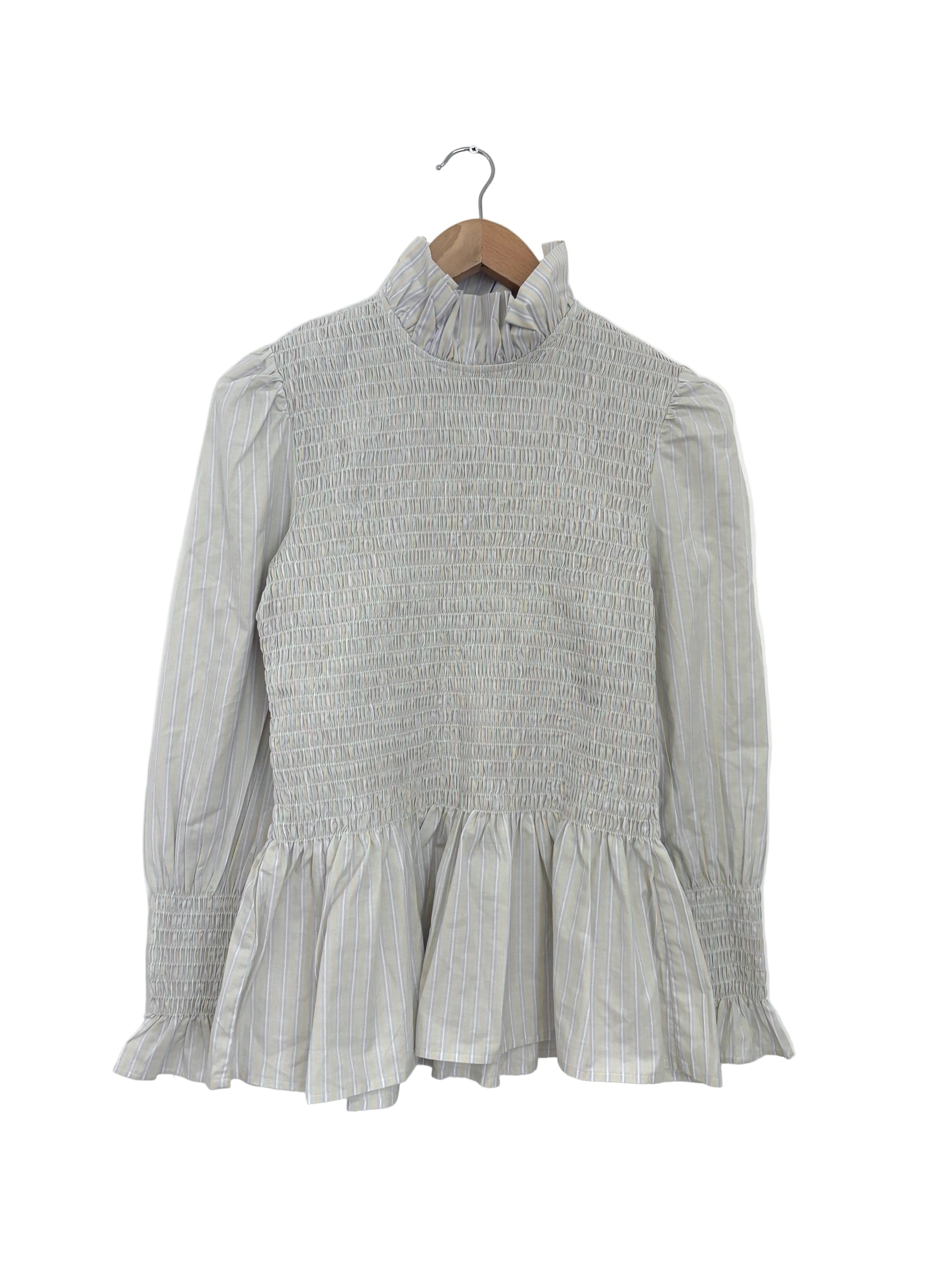 Maria de la orden aleria smocked shirt
