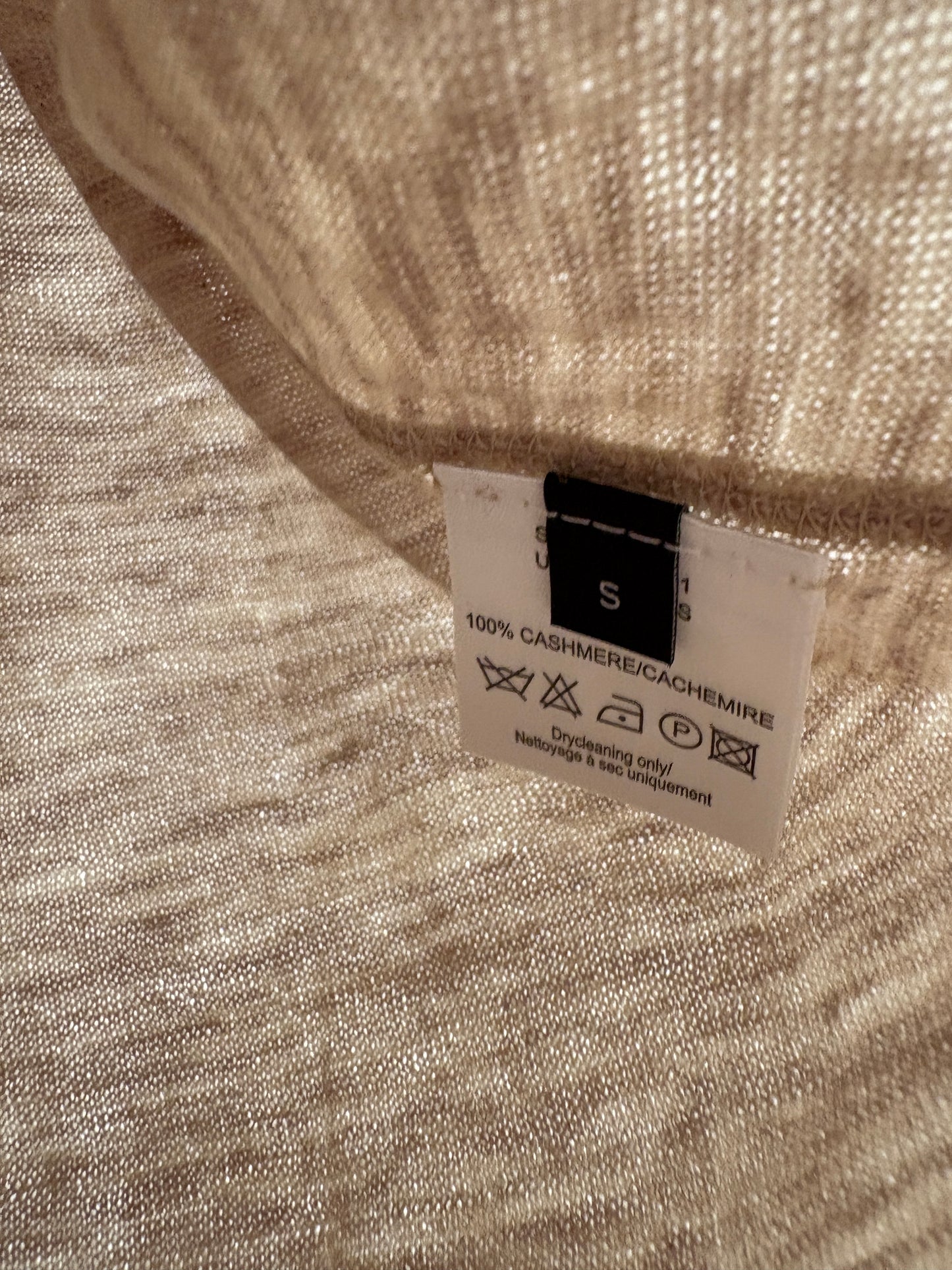 Joseph Tan Cashmere Top S