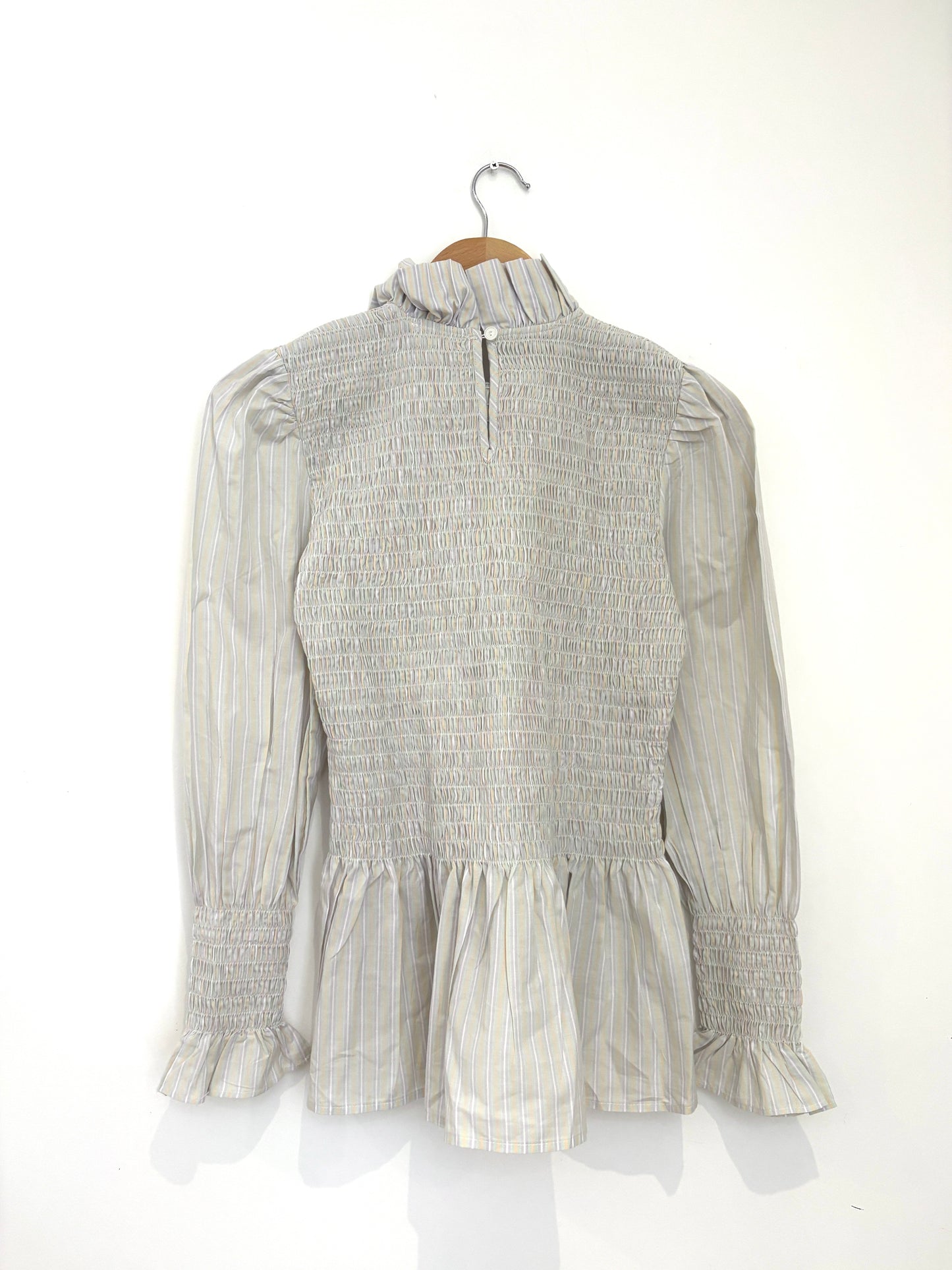 Maria De La Orden Aleria Smocked Shirt M