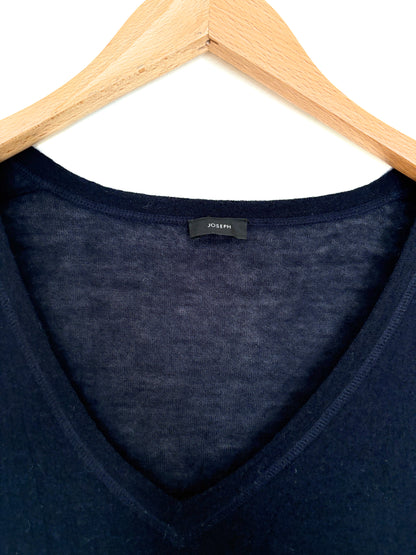 Joseph Navy Cashmere Cardigan S