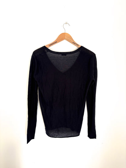 Joseph Navy Cashmere Cardigan S