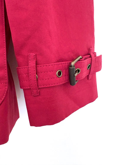 Burberry Brit Pink Cropped Trench Coat UK 4
