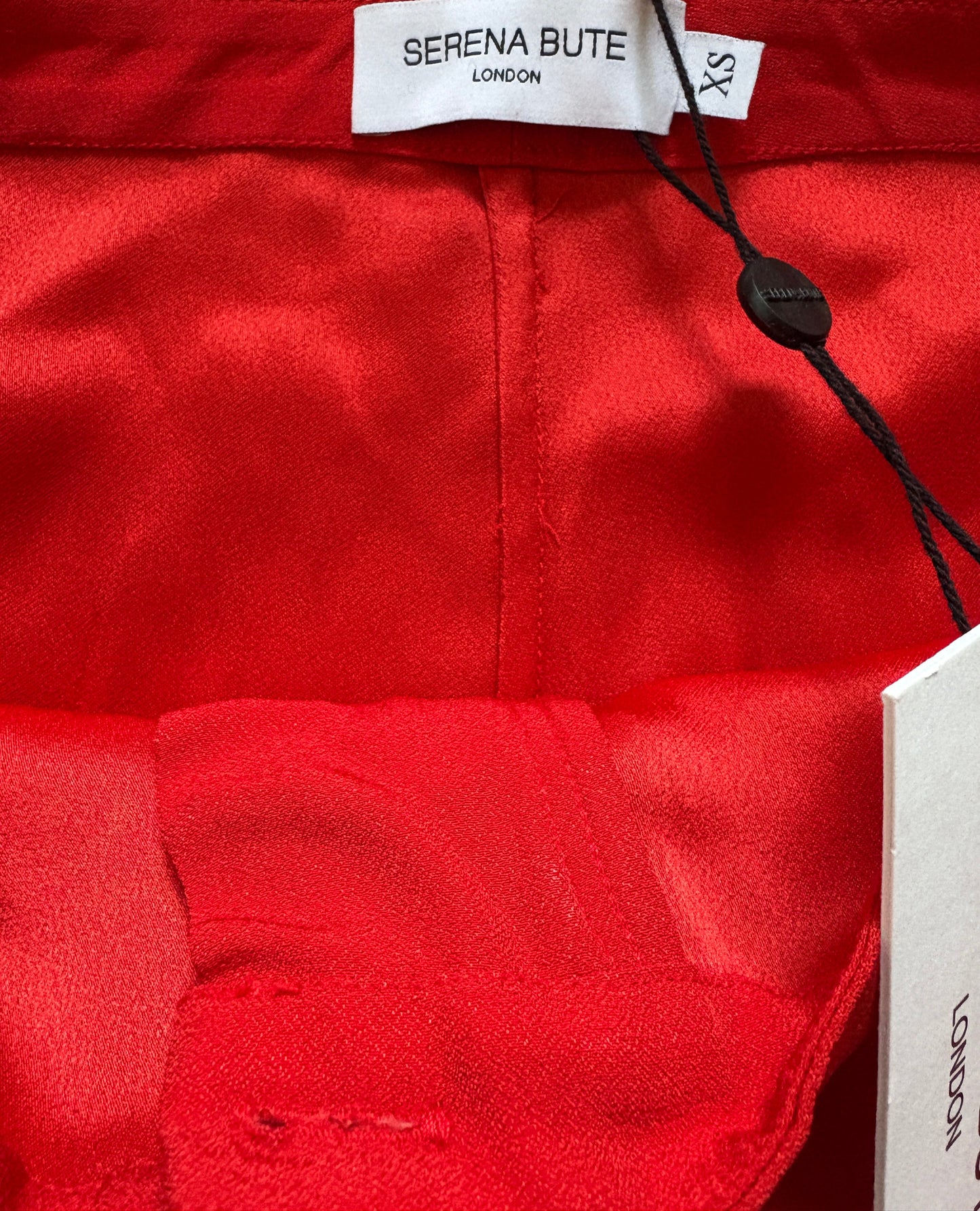 New With Tags Serena Bute Red Flare Trousers XS