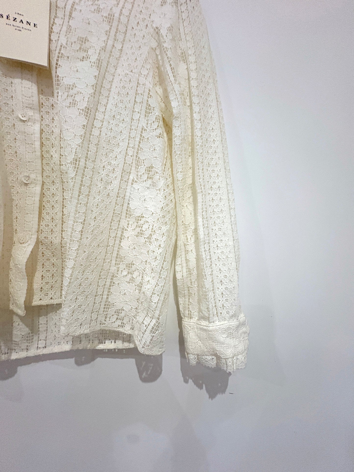 New With Tags Sézane Lace Blouse UK 6