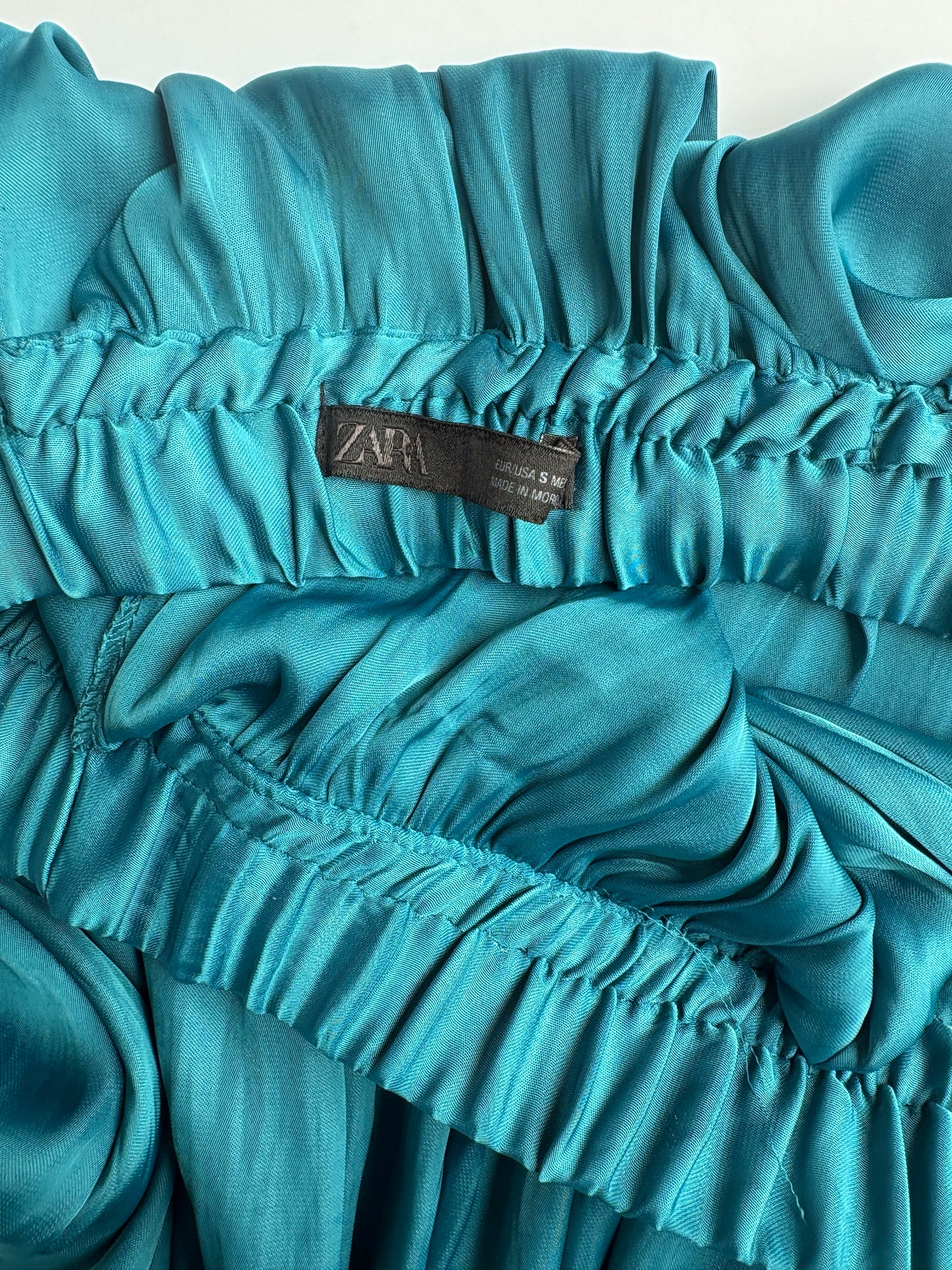 Zara Vibrant Blue Maxi Skirt S