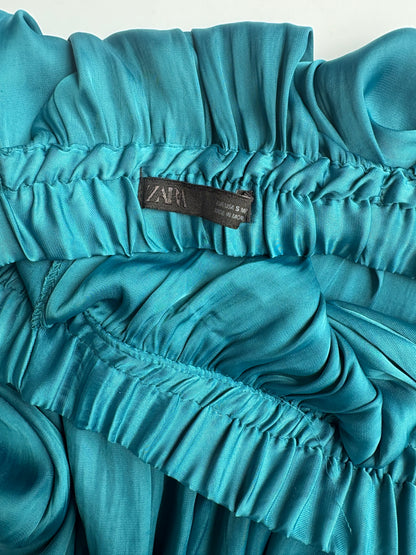 Zara Vibrant Blue Maxi Skirt S