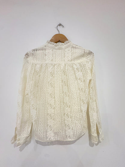 New With Tags Sézane Lace Blouse UK 6