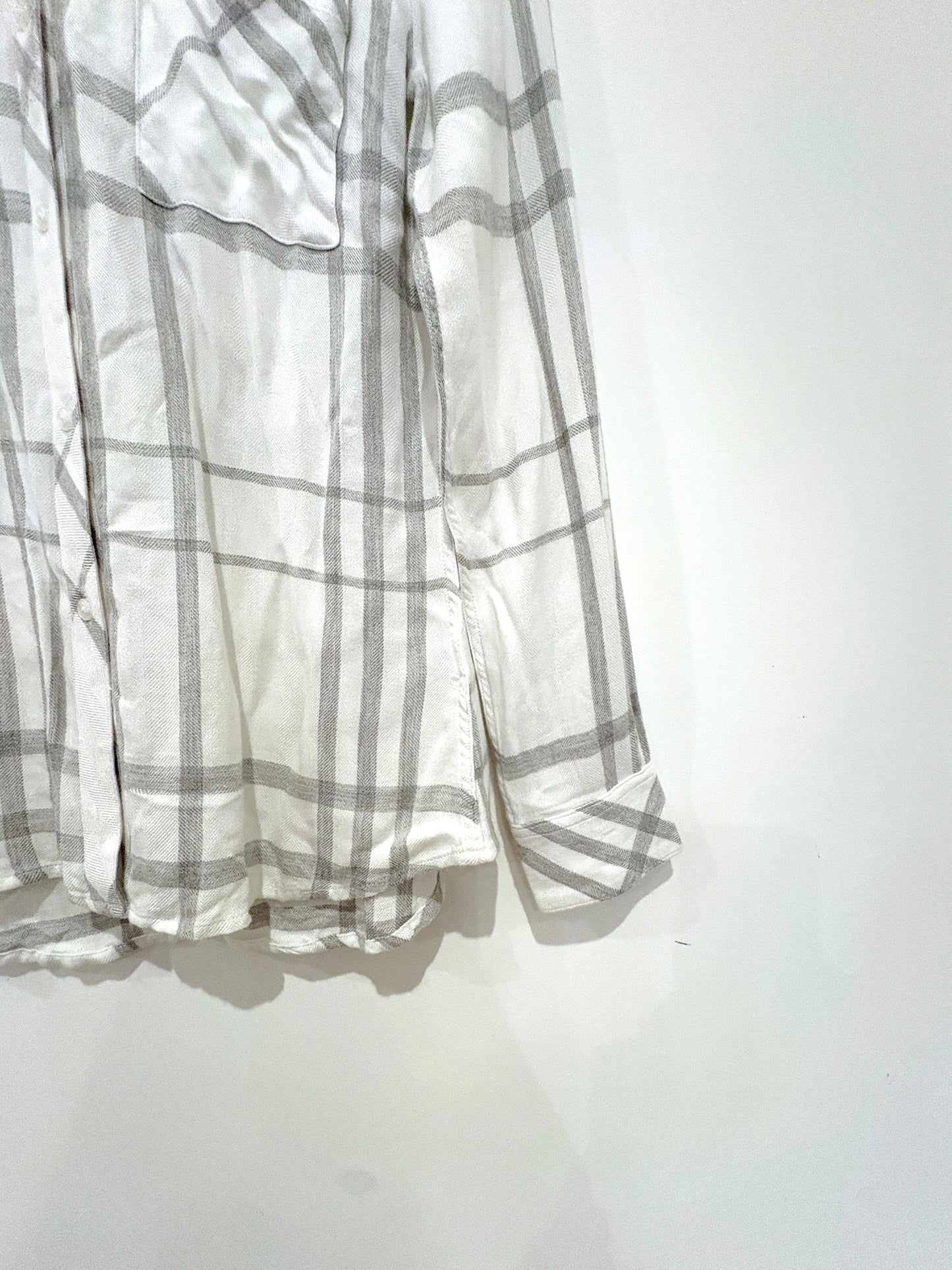 Rails Hunter White Check Shirt XS