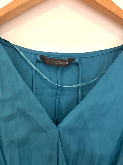 Zara Vibrant Teal Blouse S