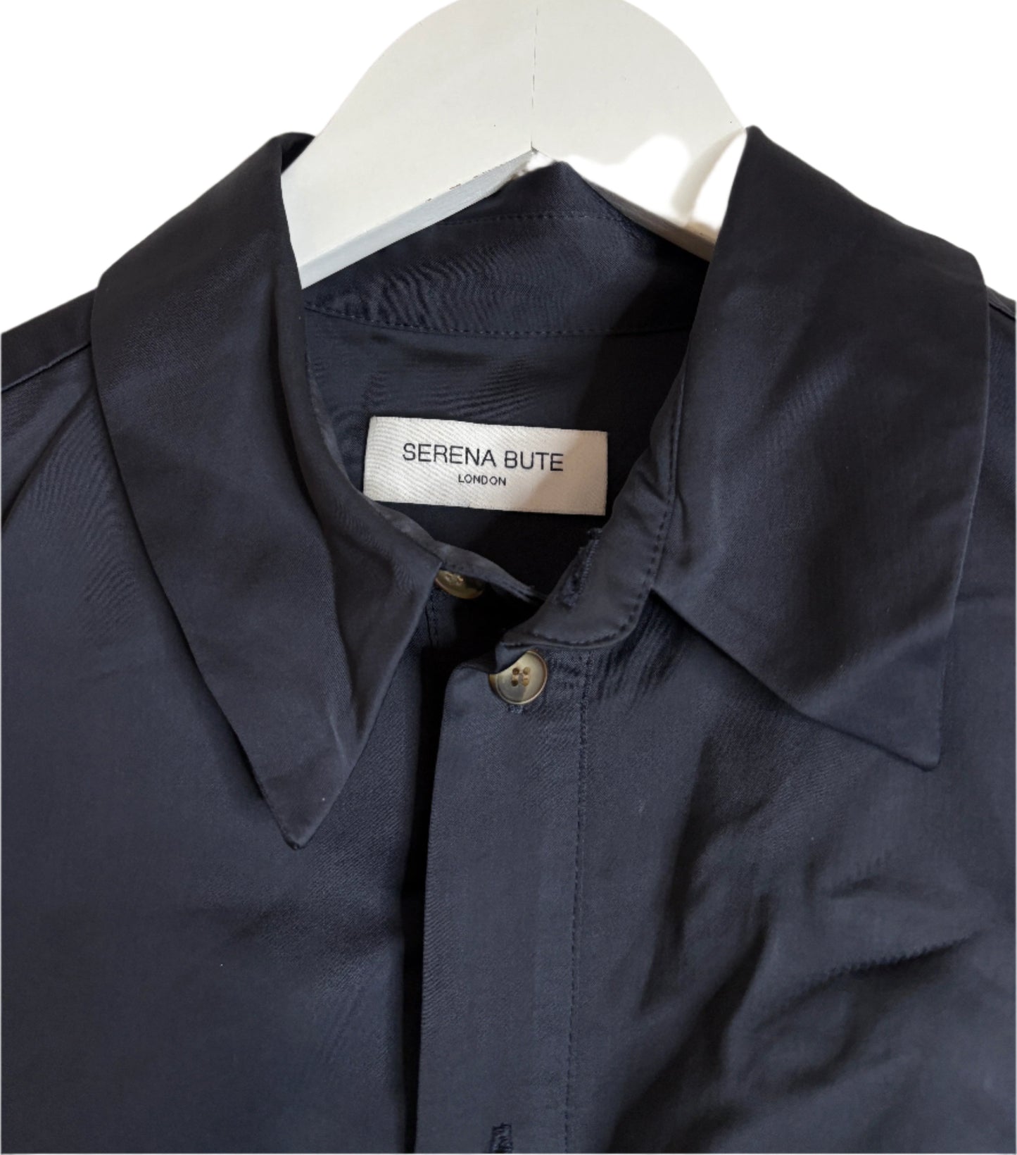 Serena Bute Blue Cargo Jumpsuit UK 10