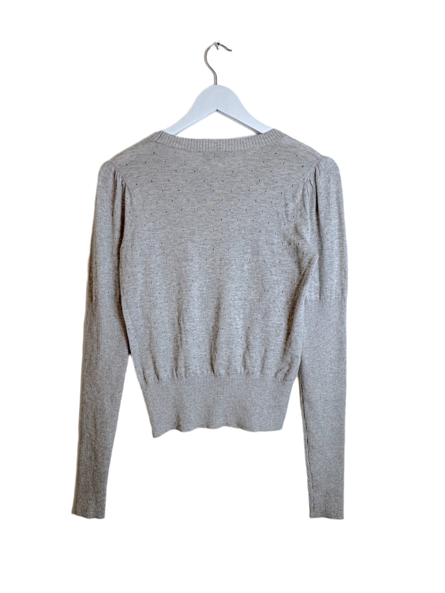 Serena Bute Light Grey Knitted Jumper XS