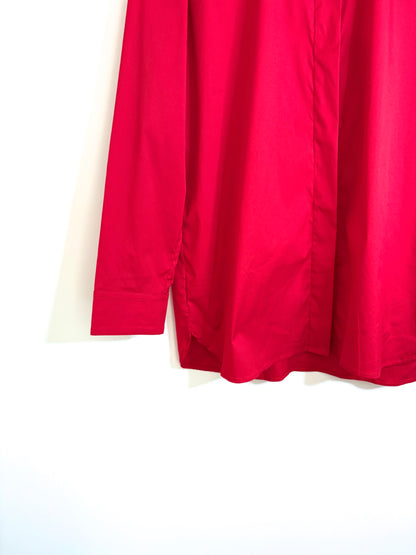 New With Tags Serena Bute Red Classic Cotton Shirt S